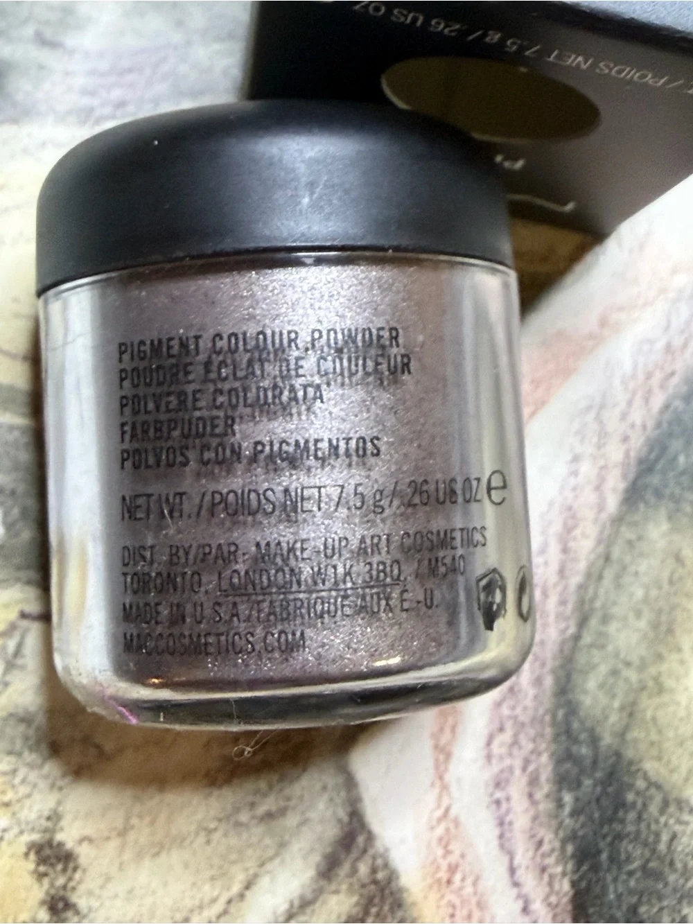 MAC COSMETICS BNIB SWEET SIENNA PIGMENT RARE 7.5g jar!